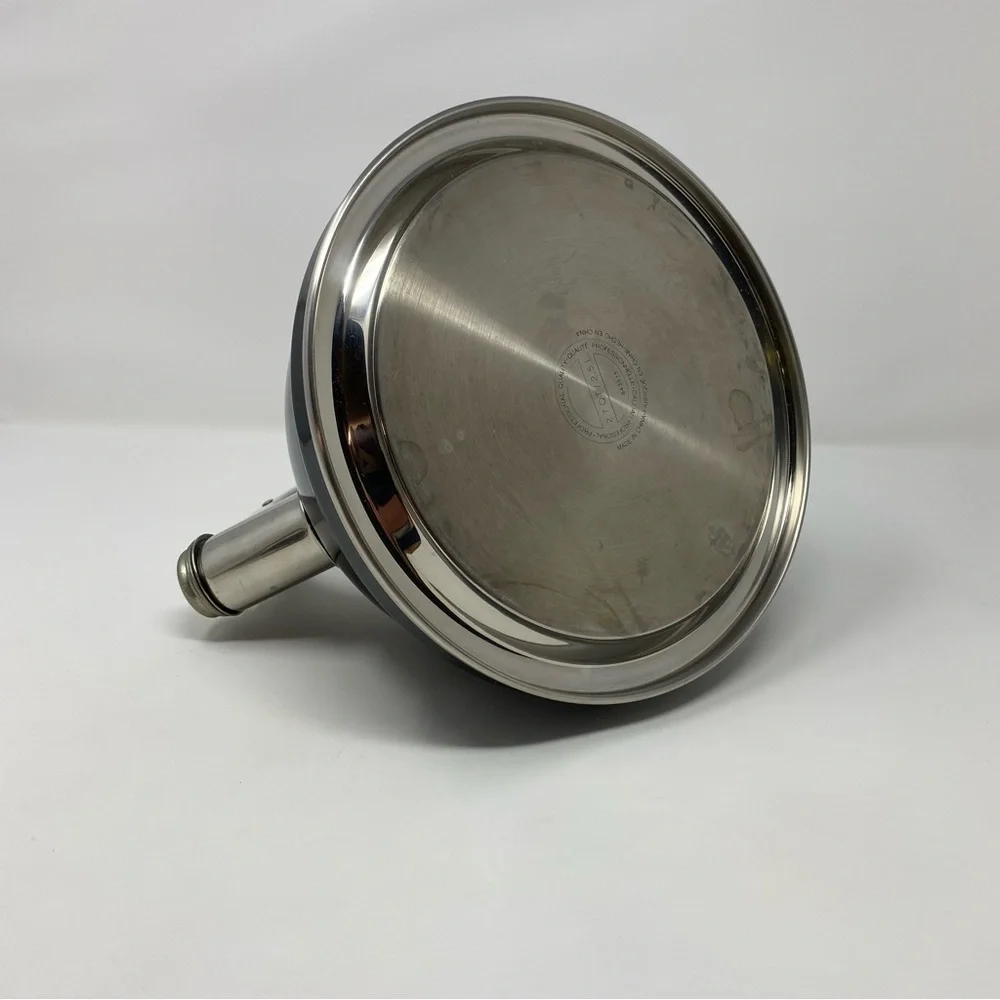 Whistling Kettle 2.7 QT/25L Stovetop‎ Black Stainless Steel
